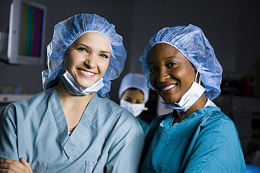 女性,外科,护理,微笑