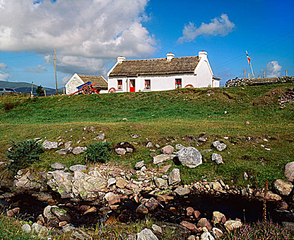 半岛,爱尔兰,传统,屋舍