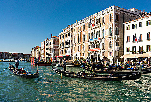 威尼斯,大运河,小船