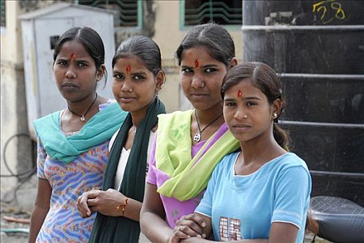 印度,女孩,斋浦尔,拉贾斯坦邦,北印度,亚洲