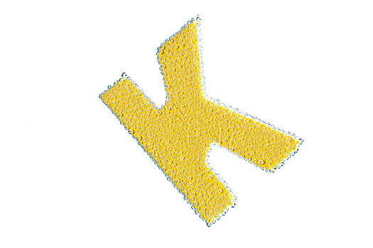 黄色,字母