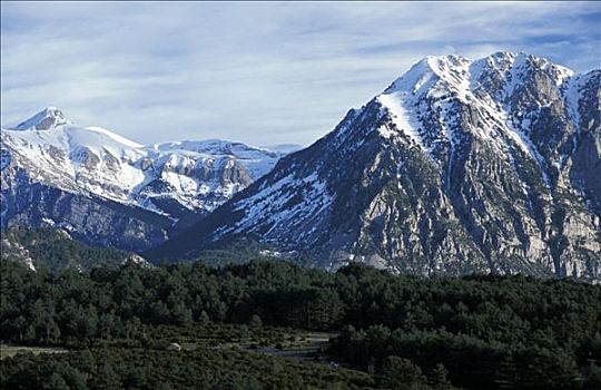 西班牙,阿拉贡,国家,峡谷