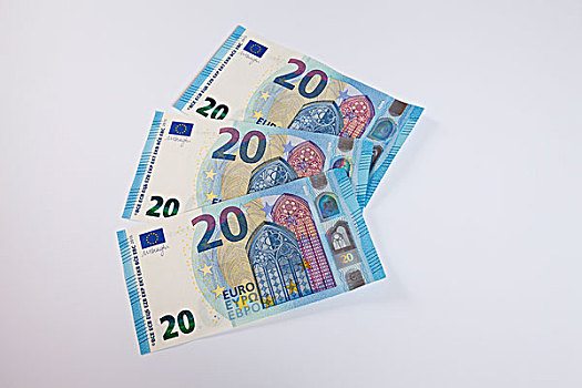 钞票,20欧元