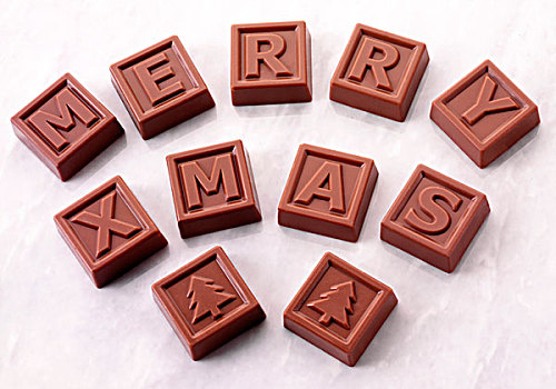 圣诞快乐,巧克力