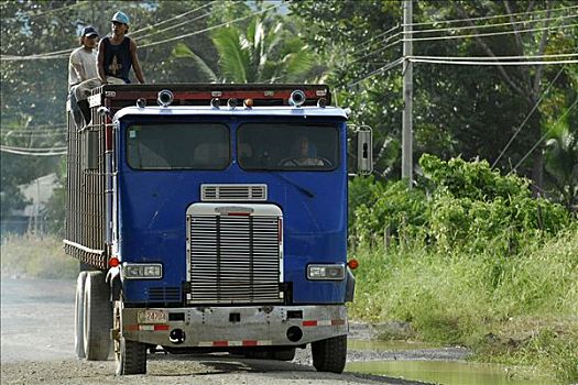 卡车,波多黎各,蓬塔雷纳斯,哥斯达黎加,中美洲