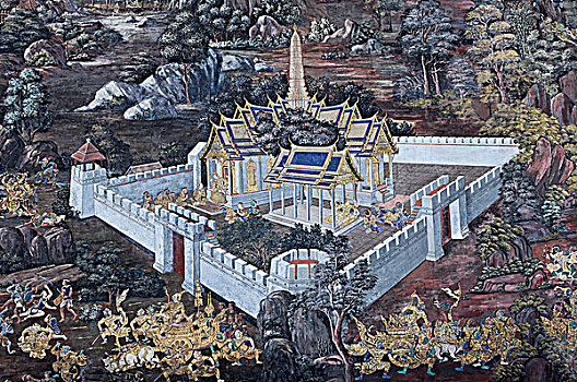 泰国,曼谷,大皇宫