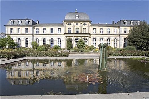 城堡,波佩多夫,植物园,北莱茵威斯特伐利亚,德国