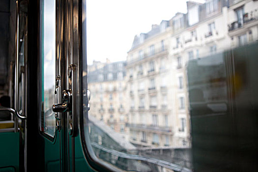 巴黎,建筑,风景,窗户,地铁