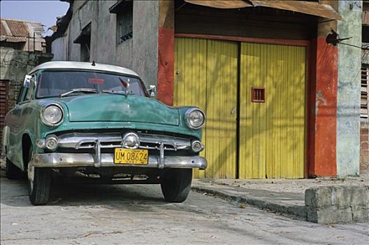 古巴,圣地亚哥,街道