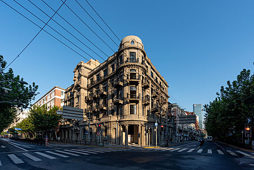 上海历史老建筑沙美银行大楼