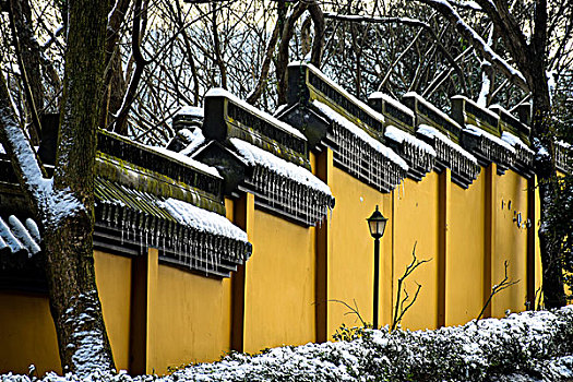 雪景积雪