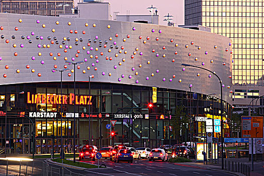 购物,中心,2009年,城市,光亮,建筑,北莱茵威斯特伐利亚,德国,欧洲