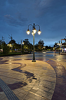 迪士尼小镇夜景