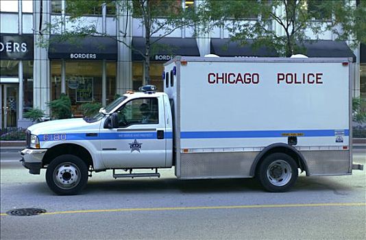 芝加哥,警察,侧面,街道