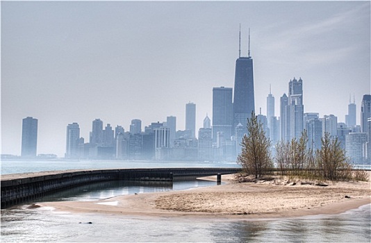 芝加哥,雾