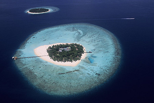马尔代夫,航拍,岛屿,胜地