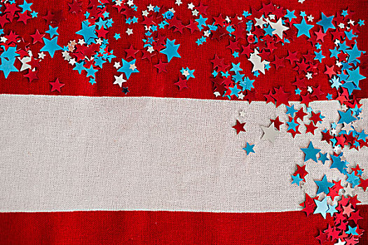 星形,装饰,放置,美国国旗,独立日
