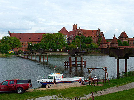 波兰马尔堡世界遗产·马尔堡城堡·诺加特河