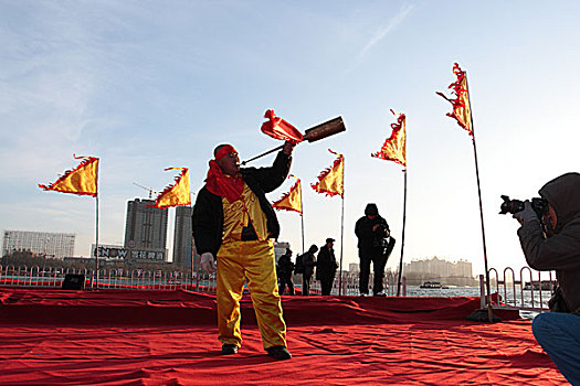 吉林市松花江祭江活动