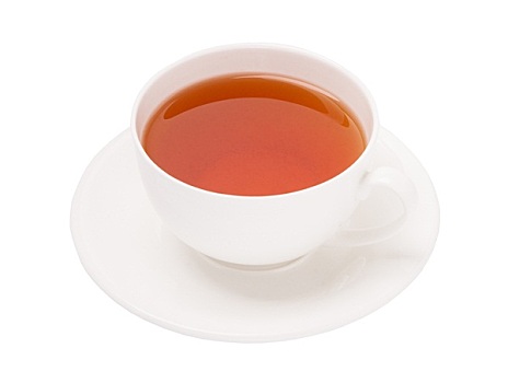 杯子,红茶,白色背景,背景