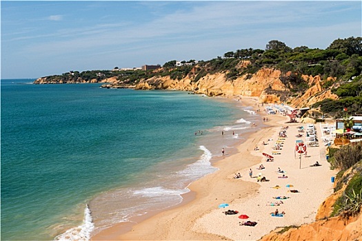 水,海滩,阿尔布斐拉,葡萄牙