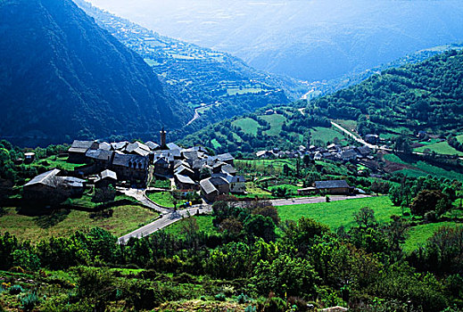 乡村,山谷,瑞士