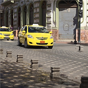 出租车,城市,中心,昆卡,厄瓜多尔