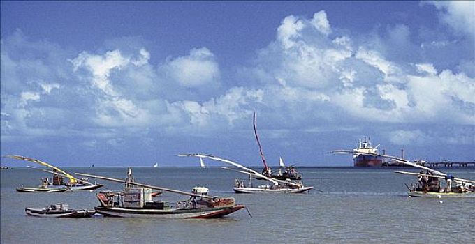 渔船,巴西,南美