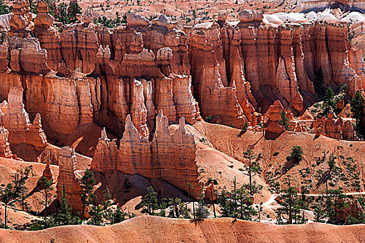 风景,色彩,岩石构造,落日,仙人烟囱岩,布莱斯峡谷国家公园,犹他,美国,北美