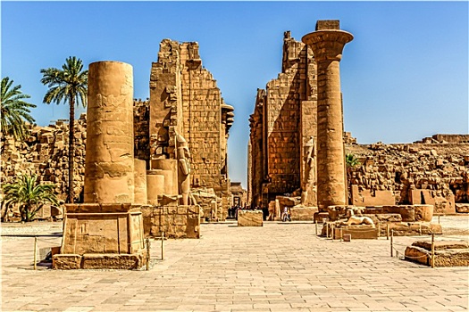 寺庙,卡尔纳克神庙,路克索神庙,埃及