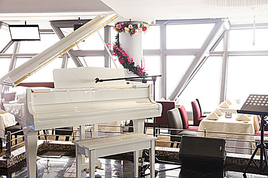 钢琴,现代,餐馆