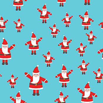 圣诞老人,玩具,抬手,无缝,图案,男人,红色,圣诞节,帽子,白色,胡须,褐色,腰带,腰部,简单,卡通,风格,设计,壁纸,无限,纹理,矢量