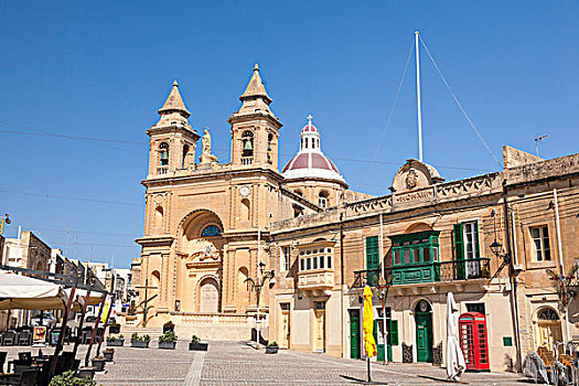 教堂,马尔萨什洛克,马耳他,欧洲,南欧