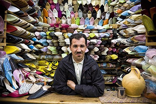 鞋,出售,麦地那,摩洛哥