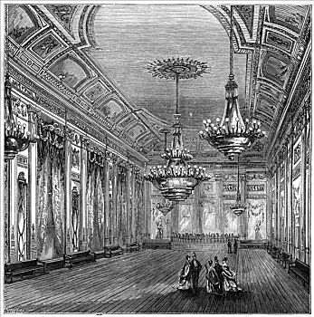 舞厅,房间,伦敦,1891年