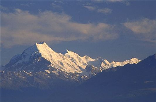 山,烹饪,早晨,南岛,新西兰