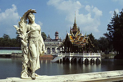 泰国,西部,雕塑