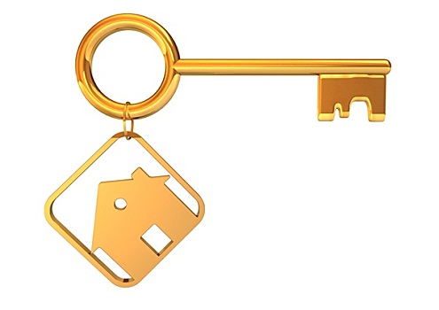 金色,钥匙,房子