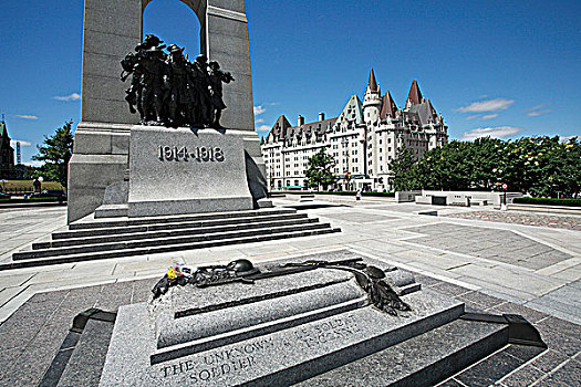 加拿大,安大略省,渥太华,国家,战争纪念碑,墓地,未知,军人