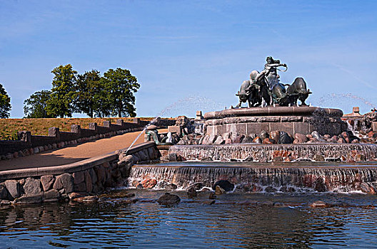 喷泉,哥本哈根,丹麦