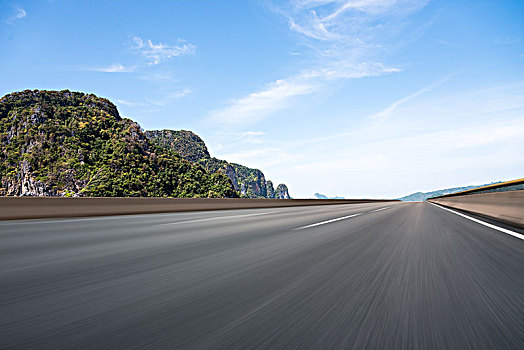 公园道路风光