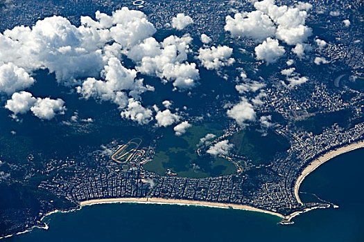 brazil,rio,de,janeiro,airplane,view,on,ipanema,and,copacobana,beaches