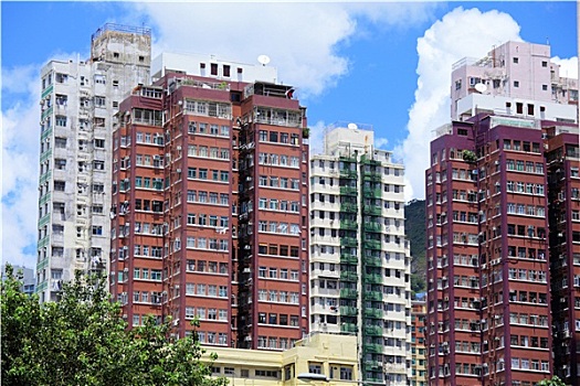 香港,家,建筑