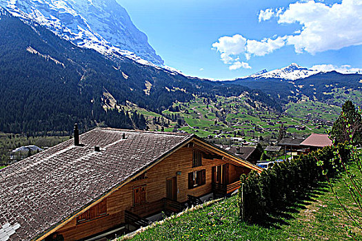 瑞士小镇风景