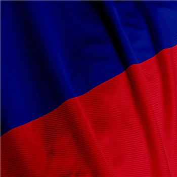 海地,旗帜,特写
