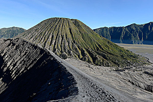 婆罗摩火山,火山,火山口,东方,爪哇,爪哇岛,印度尼西亚,东南亚