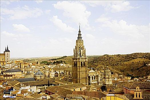 大教堂,城市,托莱多,西班牙