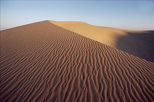 风,波纹,沙丘,纳米布沙漠,纳米比亚