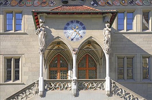 楼梯,伯尔尼,瑞士,欧洲