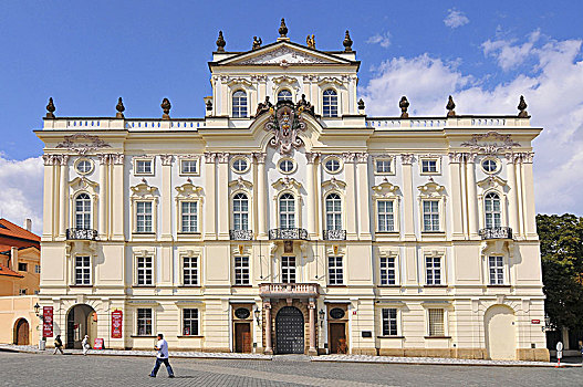 宫殿,城堡广场,布拉格